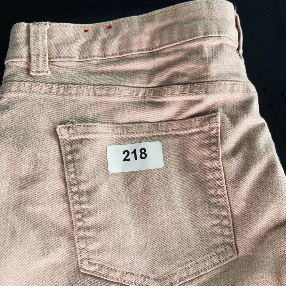 Talbots Simply Flattering 5-Pocket Pants Womens 16P Pink Peach Petite